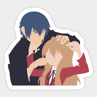 Taiga and Ryuji Minimalist Sticker